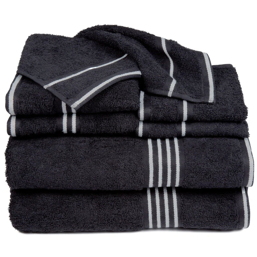 8PC Towel Set - 575GSM 100% Cotton Bathroom Essentials with 2 Bath Towels, 2 Hand Towels, 2 Washcloths, and 2 Fingertip cloths- Absorbent Sheets for Bath, Gym, Dorm and Spa by Lavish Home