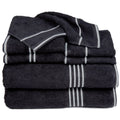 8PC Towel Set - 575GSM 100% Cotton Bathroom Essentials with 2 Bath Towels, 2 Hand Towels, 2 Washcloths, and 2 Fingertip cloths- Absorbent Sheets for Bath, Gym, Dorm and Spa by Lavish Home