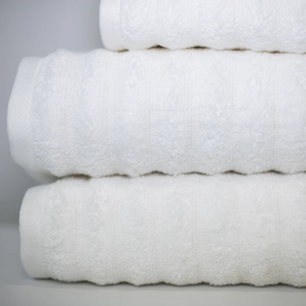 Modern Threads Spa Collection 6-Piece Ultra Soft Quick-Dry 550GSM 100% Combed Cotton Wavy Towel Set